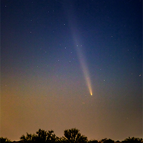 Comet c/2023 Tsuchinshan-Atlas over Arizona dark skies